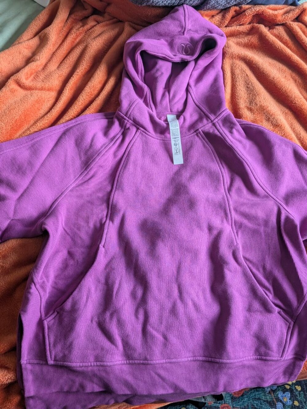 Lululemon Hoodie, Size M/L, Light Purple, Never Worn, Short Cut/Cropped - Picture 1 of 3